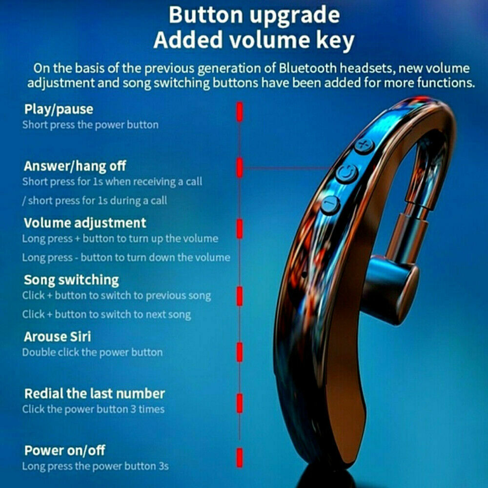 Anti-Noise Earphones Bluetooth 5.0