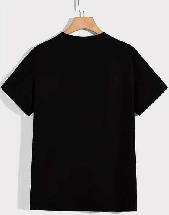 Round Neck Black T-shirt